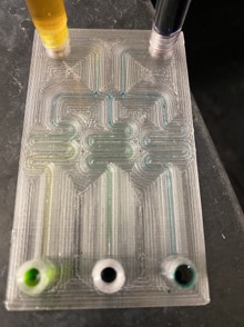 Microfluidic Bioreactor 3D Render